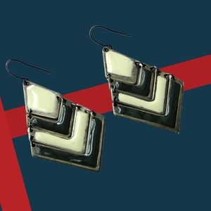 Vintage geometric earrings